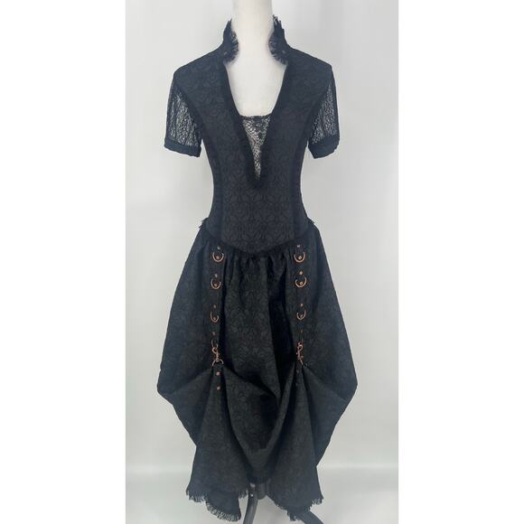 Steampunk Banned apparel bustle dress size S - Picture 1 of 6